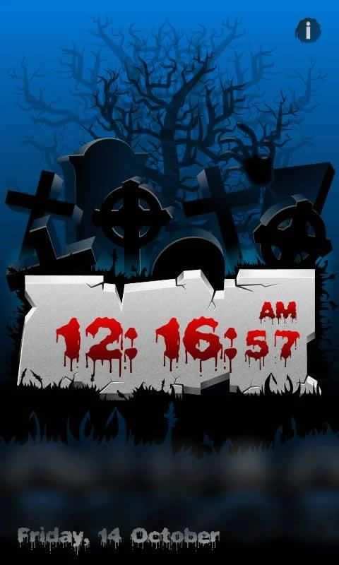 Night Clock Halloween Lite screenshot 4
