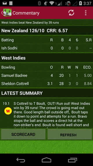 Cricket Live - Scores screenshot 3