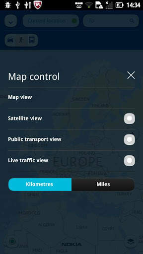 Nokia maps on Android screenshot 4