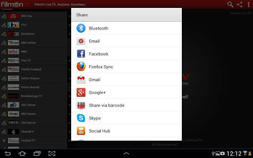 FilmOn Live TV &amp; Record Free! screenshot 5