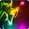 Magic Effect Sexy Girl Neon icon