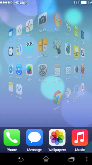 iPhone Theme Launcher 3D screenshot 2
