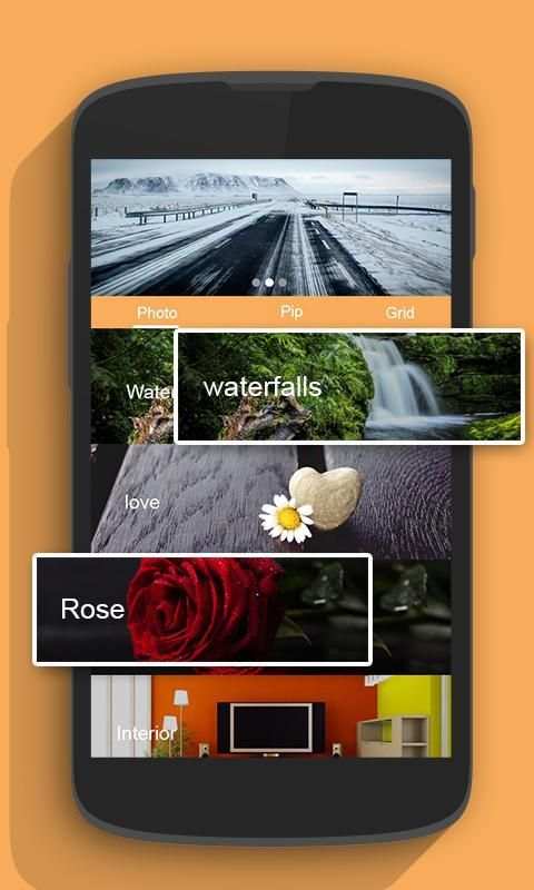 Photo++ (Frames, grid, PIP) स्क्रीनशॉट 4