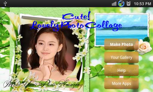 iCute! Lovely Photo Collage HD screenshot 1