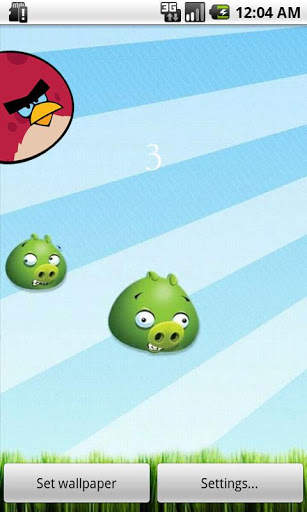 Angry Birds Live Wallpaper screenshot 2