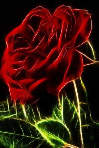 3D Love Flower Live Wallpaper screenshot 5