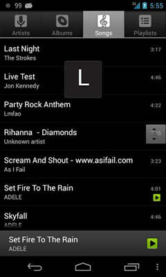 Music Player for Android screenshot 2