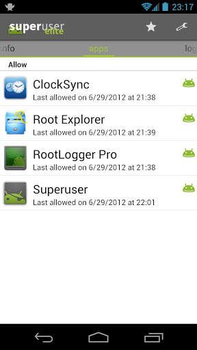 Superuser screenshot 1