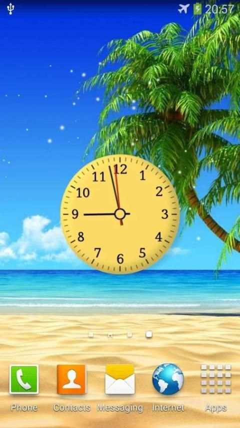 Analog Clock Live Wallpaper screenshot 1