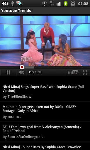 Youtube Trends screenshot 2