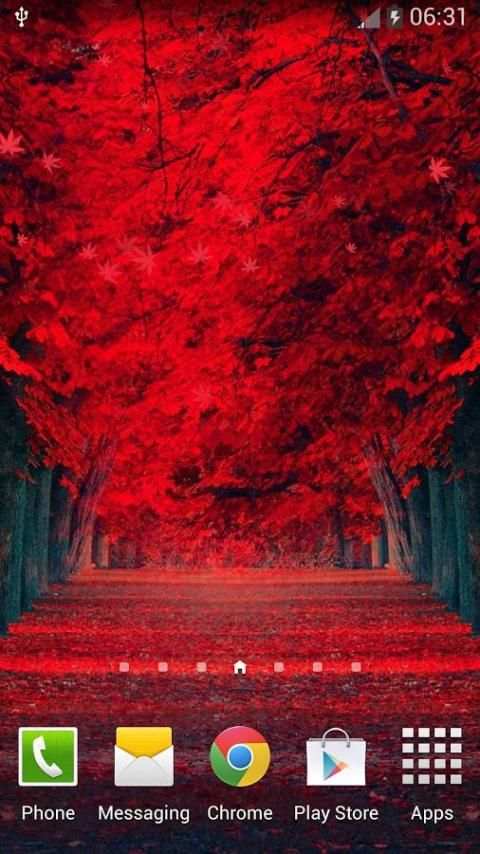 Red Leaves Live WallPaper screenshot 9