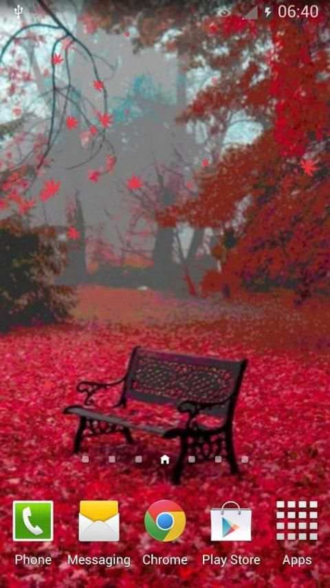 Red Leaves Live WallPaper screenshot 6