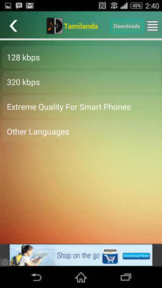 Tamil Songs Download screenshot 2