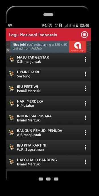 Lagu Nasional Indonesia 3 تصوير الشاشة