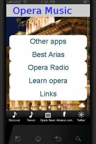Opera Music screenshot 1