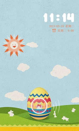 Happy Easter GO Locker Theme screenshot 2