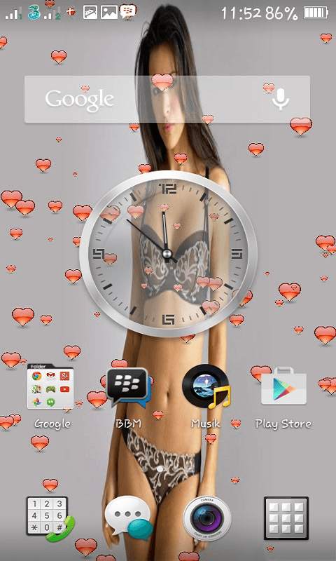 Sexy Girl Live Wallpaper 3 screenshot 1