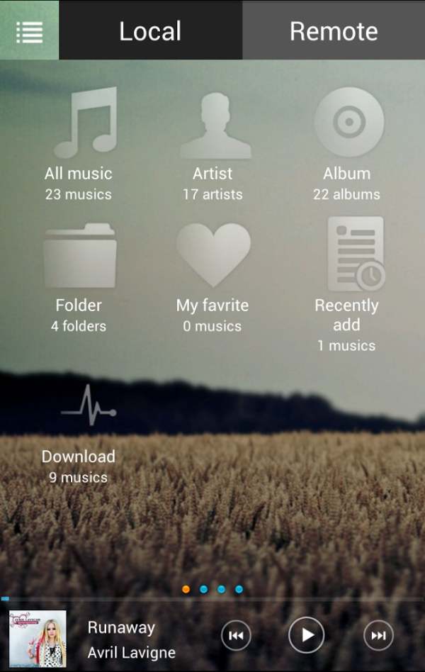 Moobo Music Player 3 تصوير الشاشة
