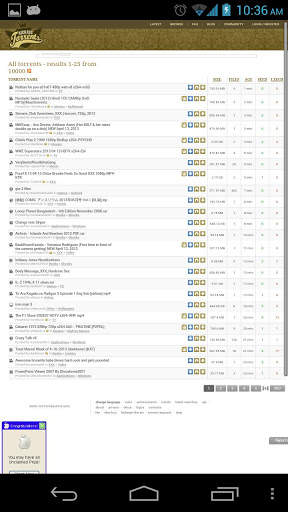 Kickass Torrents screenshot 4