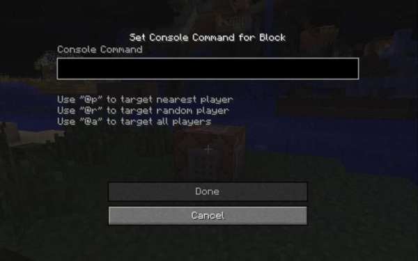 Command block for Minecraft screenshot 1