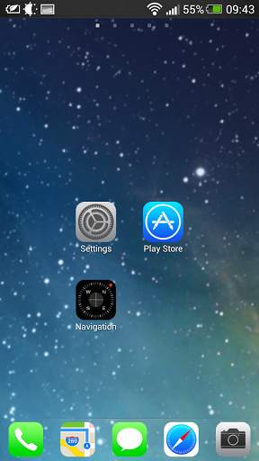 iOS 7 Theme GO Launcher EX screenshot 2