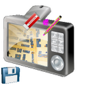 GPS Camera Map Draw icon