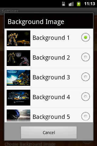 Transformers HD Live Wallpaper screenshot 3