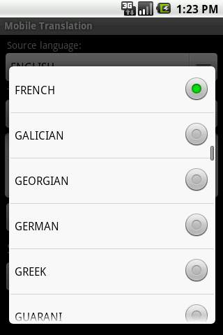 Mobile Translation (Google) screenshot 2