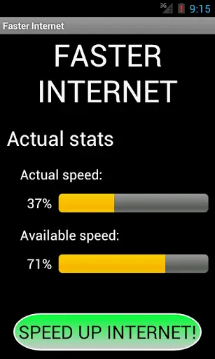 FASTER INTERNET screenshot 1