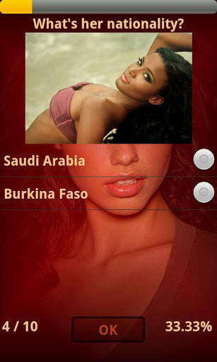 Hot and Sexy Girl Quiz screenshot 2