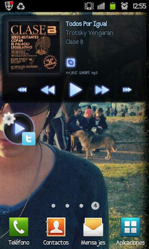 PowerAMP Share Widget screenshot 1