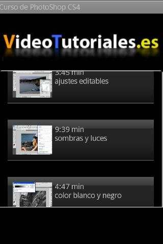 VideoTutoriales de Photoshop скриншот 1