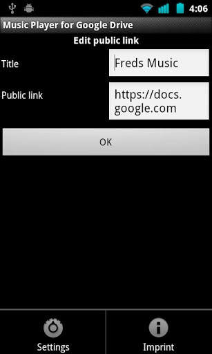 Music Player for Google Drive screenshot 2
