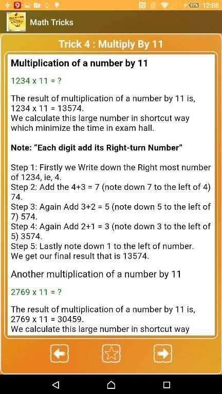 Math Tricks स्क्रीनशॉट 4
