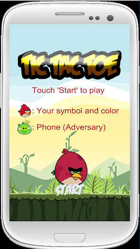 Angry Birds Tic Tac Toe स्क्रीनशॉट 1