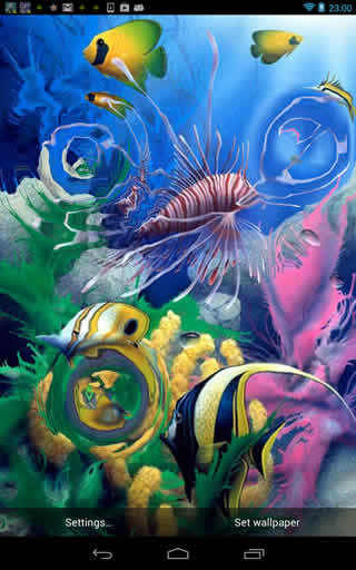 Aquarium 3D Live Wallpaper screenshot 1