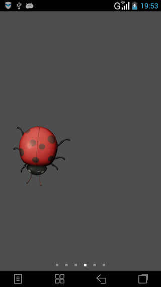 Solo Coccinella 3D LWP screenshot 4