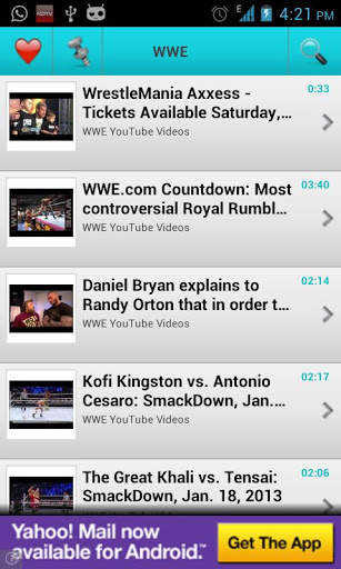 WWE Videos स्क्रीनशॉट 2