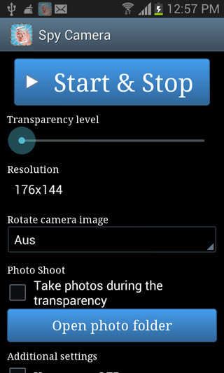 Spy Transparent Camera screenshot 1