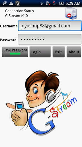 G-Stream Lite-Cloud MP3 Player screenshot 1