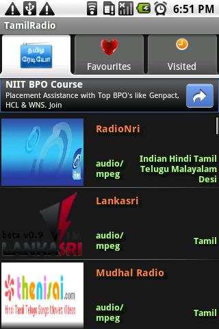 TamilRadio screenshot 1