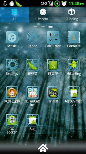Dark forest 4 GO Launcher EX screenshot 2