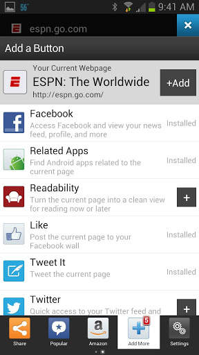 Skyfire Web Browser 5.0 screenshot 2