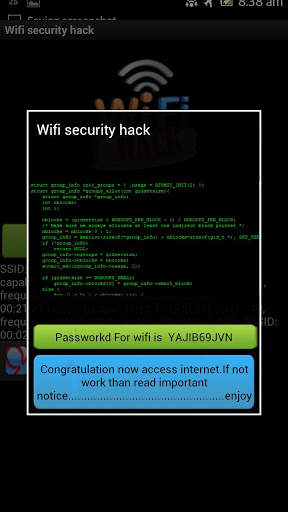 Wifi Security Hack screenshot 3