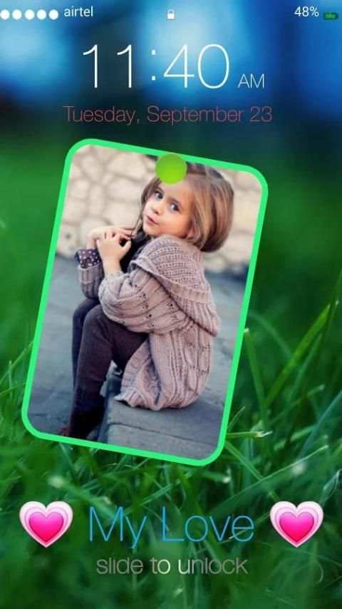 My Love Lock Screen स्क्रीनशॉट 1