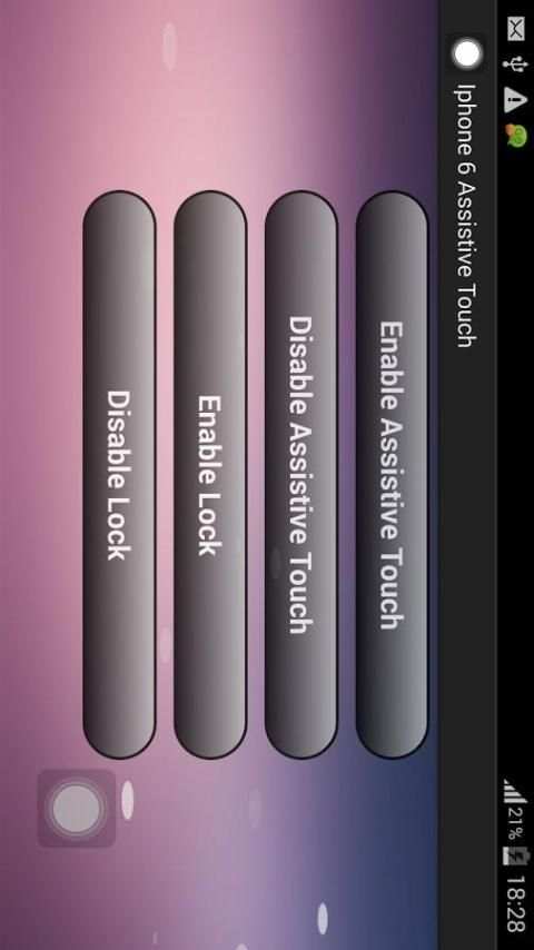iPhone 6 assistive touch 9 تصوير الشاشة