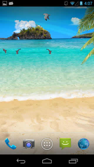 Beach LWP screenshot 3