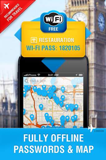 WiFi Map-Offline,Free Finder screenshot 1