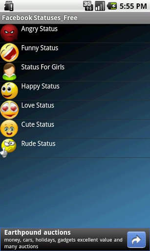 Facebook Status Updater screenshot 1