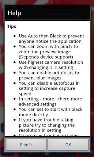 Secret Spy Camera 2 تصوير الشاشة